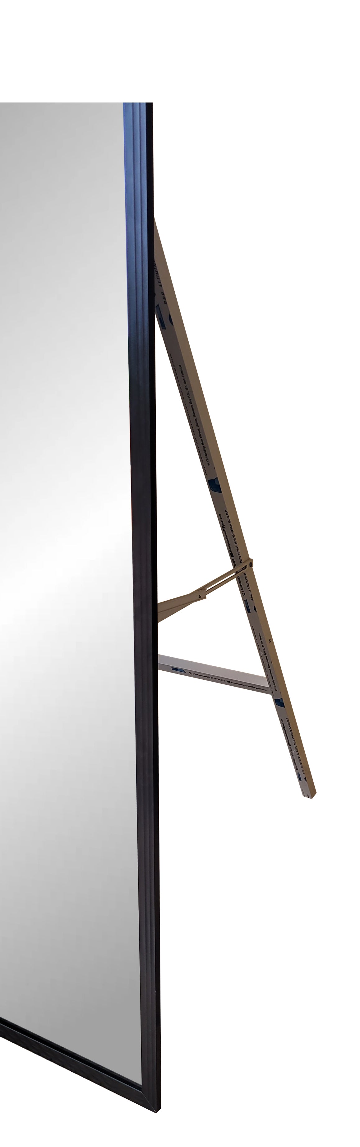 Self-Standing Backdrop Mirror - 3ft x 7ft - *Custom Name or info on Glass*