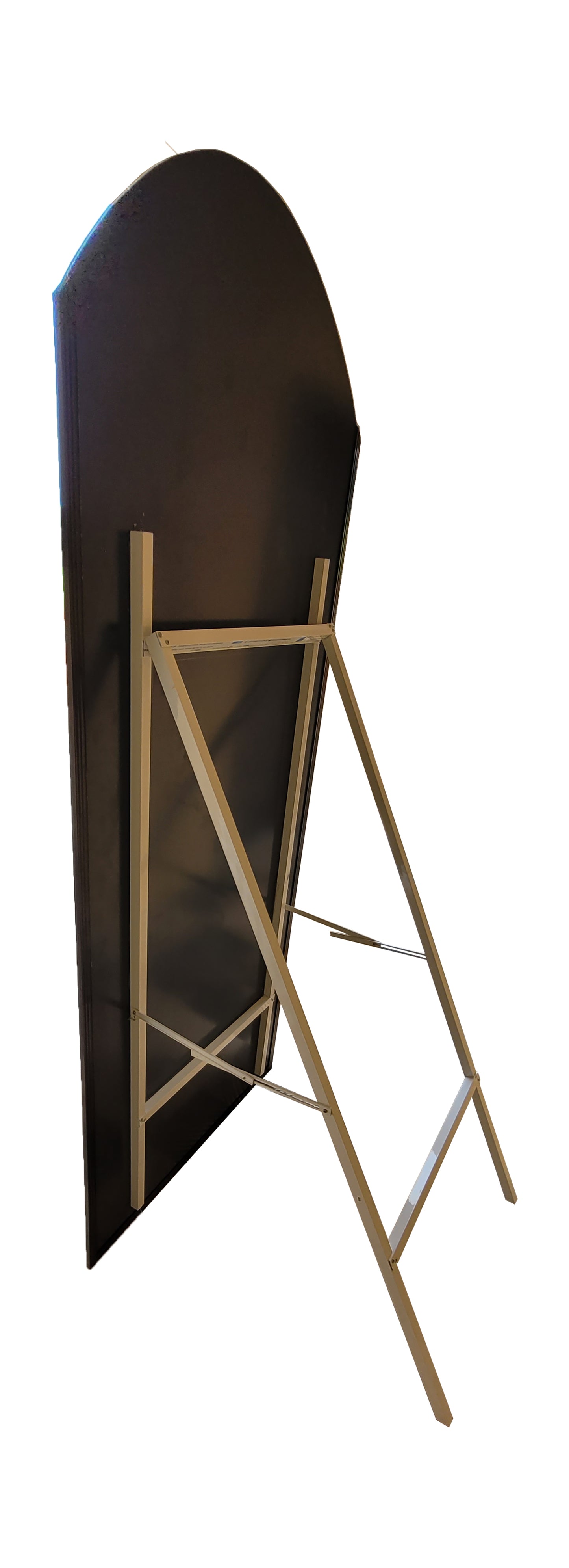 Self-Standing Backdrop Mirror - 3ft x 7ft - *Custom Name or info on Glass*