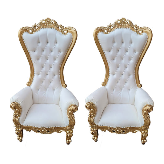 King & Queen Stylish Throne Chairs