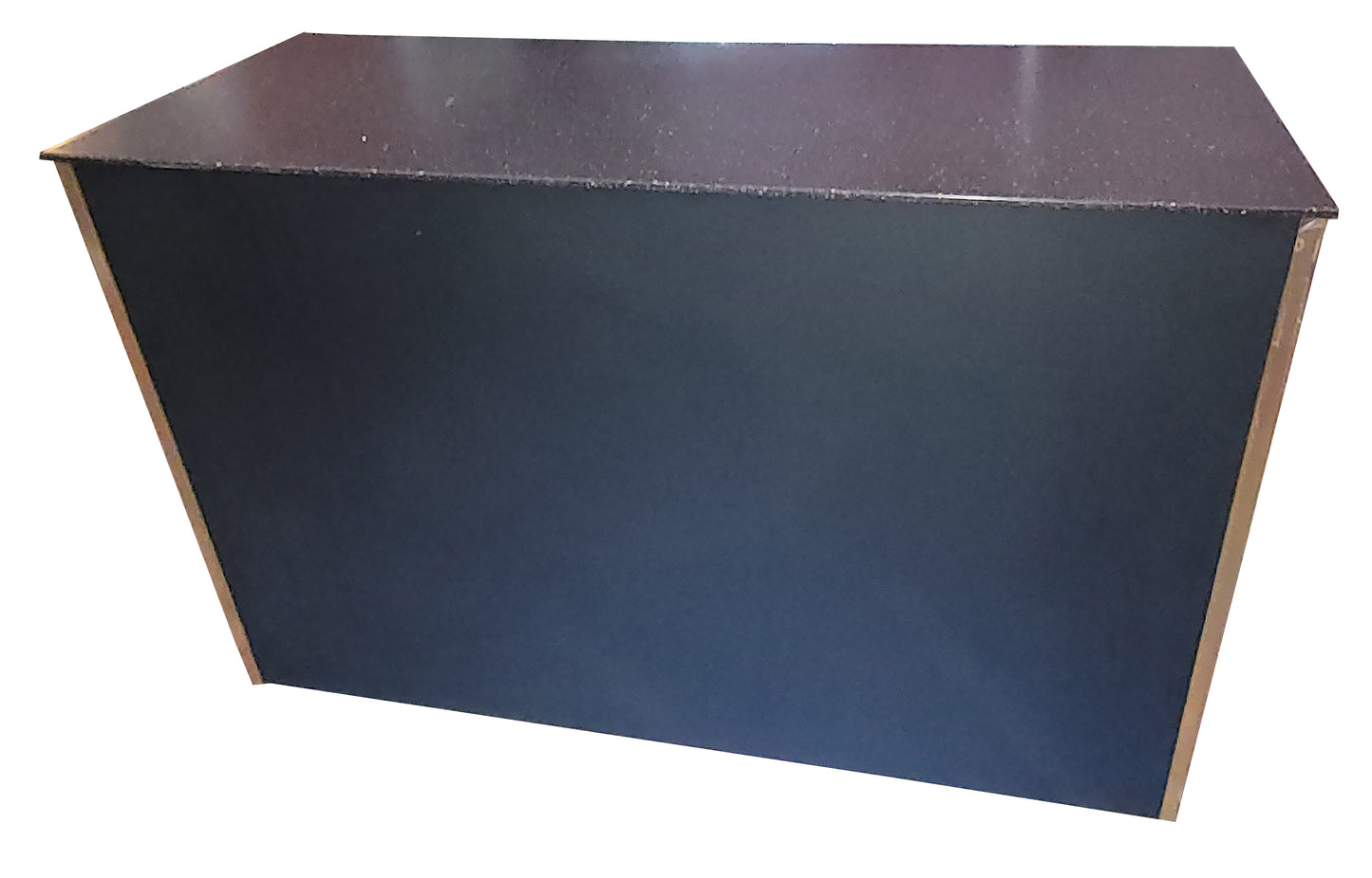 Portable Bar Island - Black - Granite Marble Top