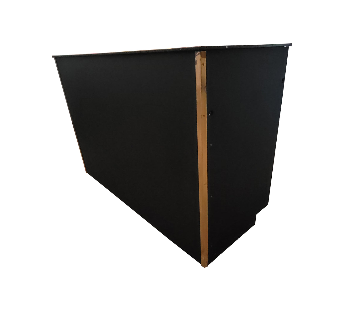 Portable Bar Island - Black - Granite Marble Top