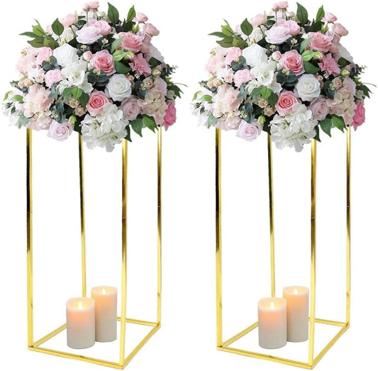 Flower Stand Centerpiece - Gold