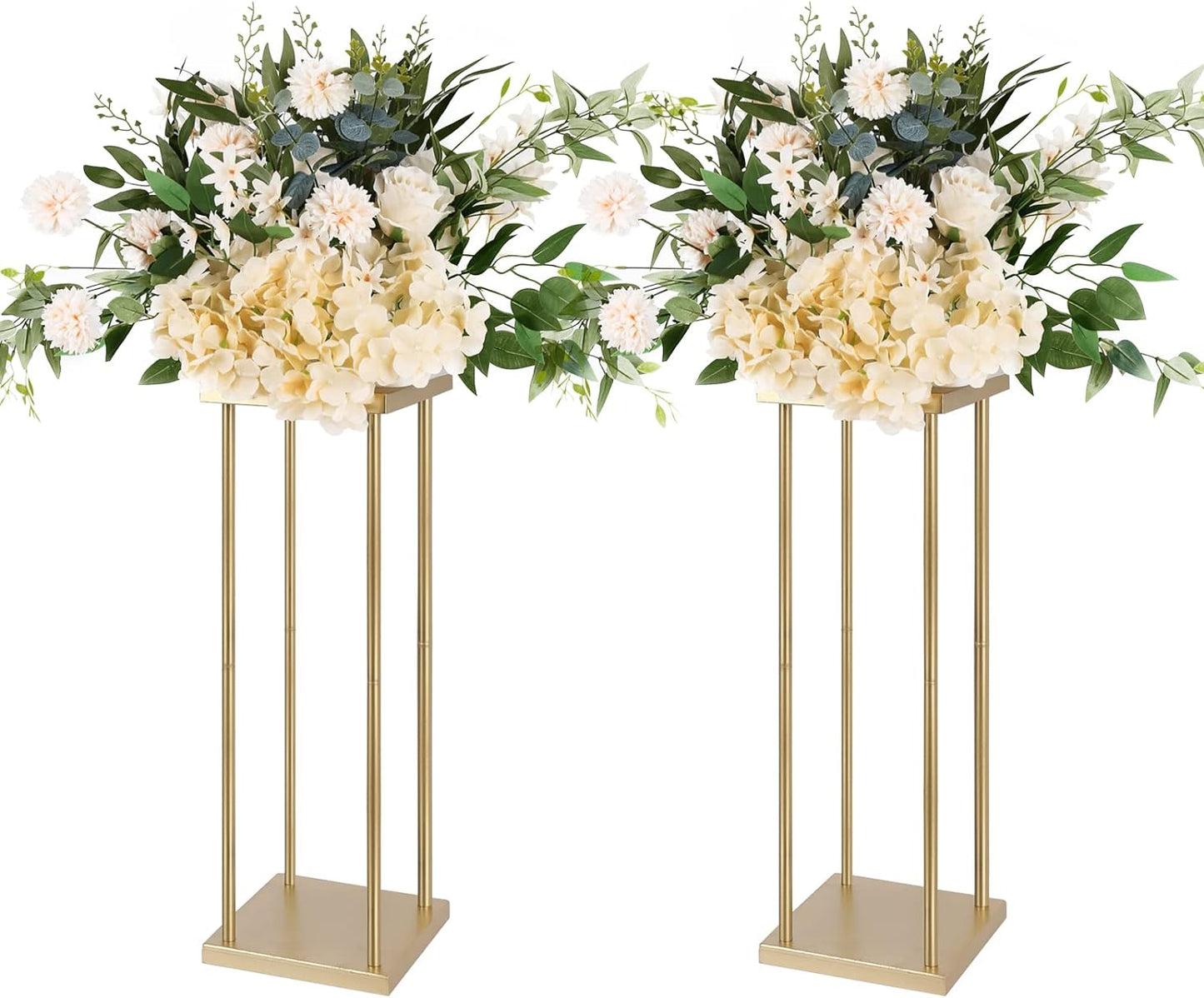 Flower Stand Centerpiece - Gold