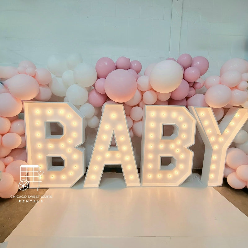 Marquee Numbers & Letters with Neon Lights