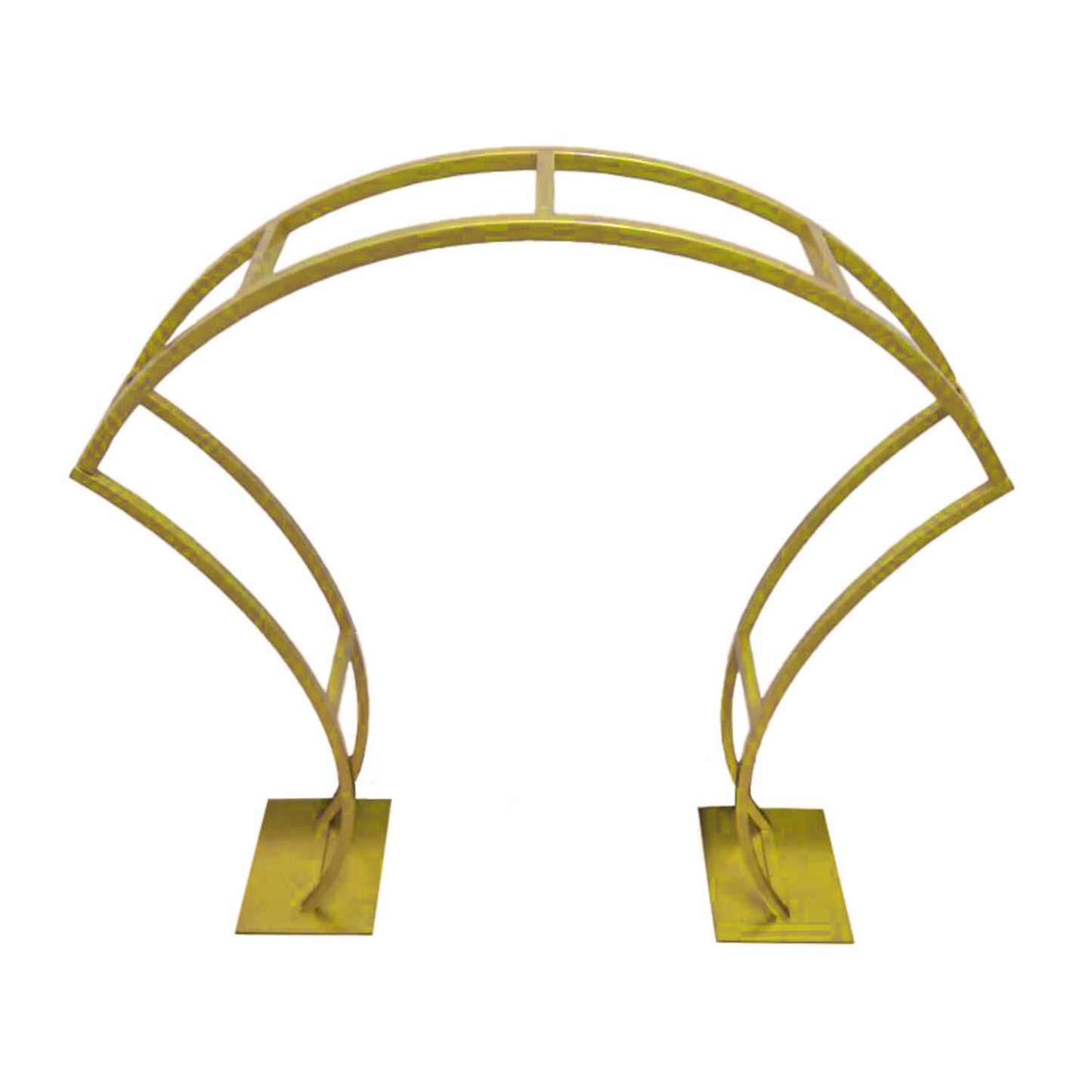 Gold Metal Wedding Tabletop Centerpiece Arch for Floral Arrangements - 3ft