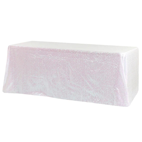 Glitz Sequin 90inx132in Rectangular Tablecloth