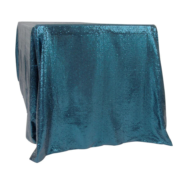 Glitz Sequin 90inx132in Rectangular Tablecloth