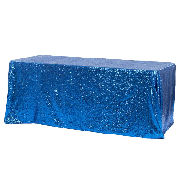 Glitz Sequin 90inx132in Rectangular Tablecloth