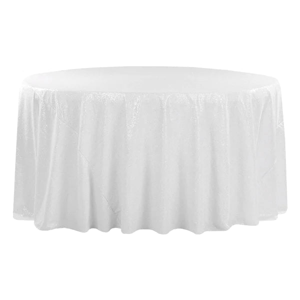 Glitz Sequin 120in Round Tablecloth