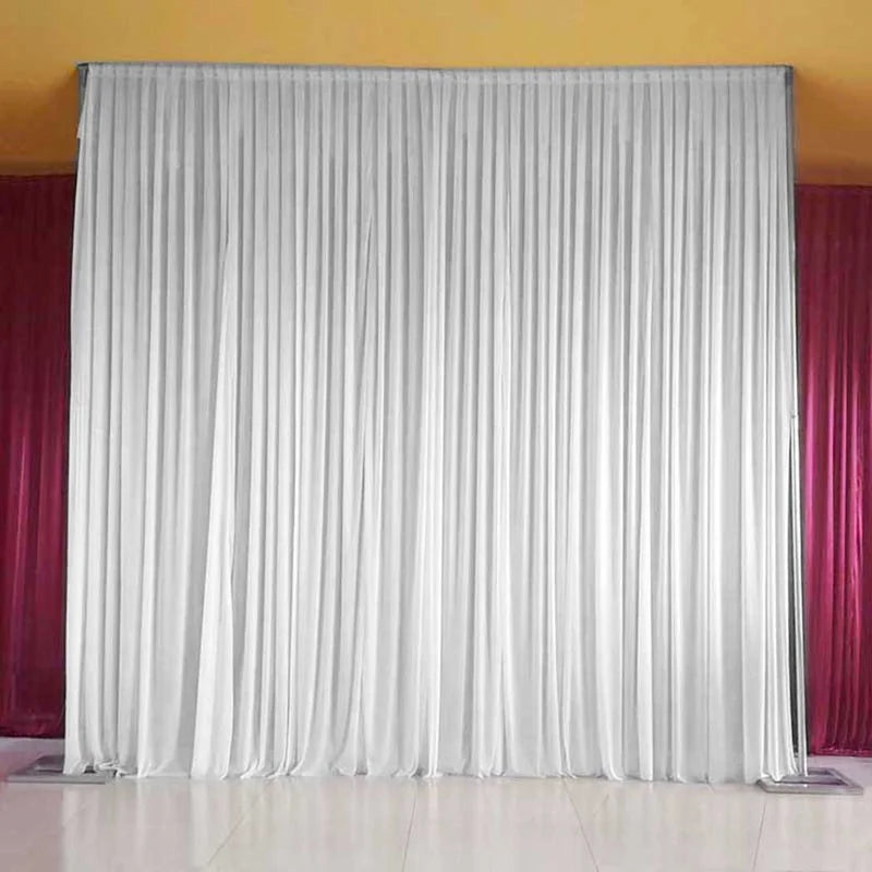 Ice Silk Wedding Party Background Curtain