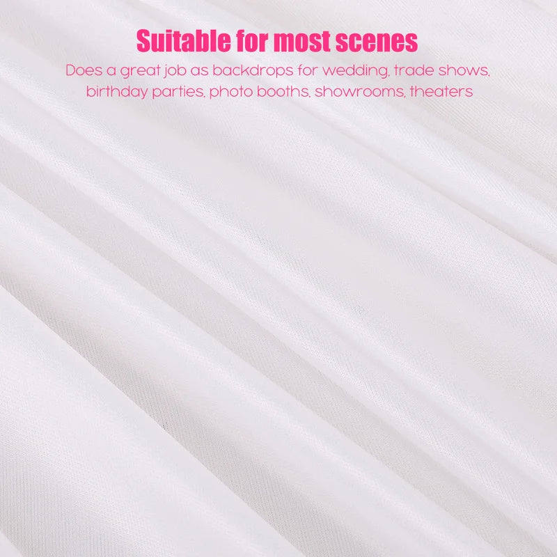 Ice Silk Wedding Party Background Curtain