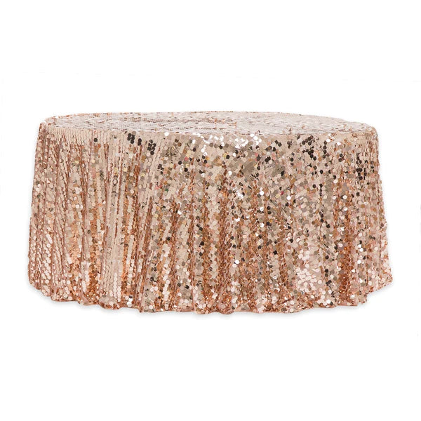 Large Payette Sequin Round 120in Tablecloth