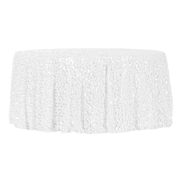 Large Payette Sequin Round 120in Tablecloth