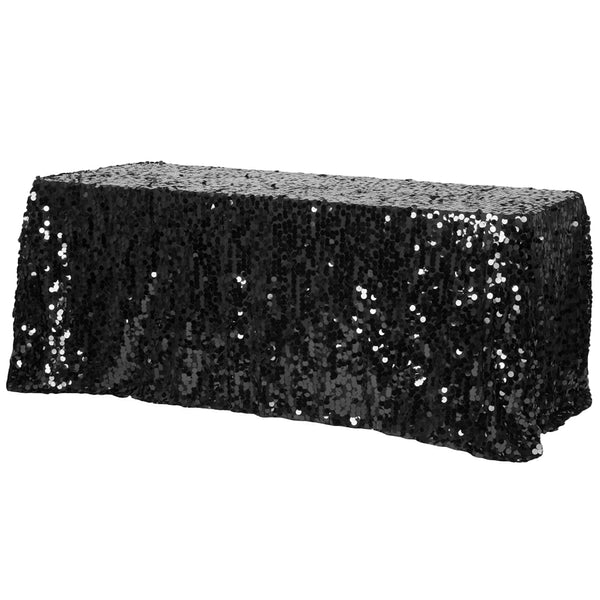 Large Payette Sequin Tablecloth 90in x 132in (Rectangular)