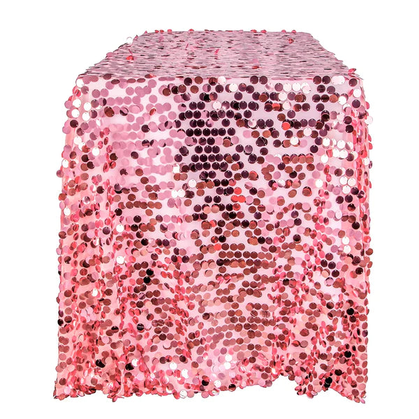 Large Payette Sequin Tablecloth 90in x 132in (Rectangular)