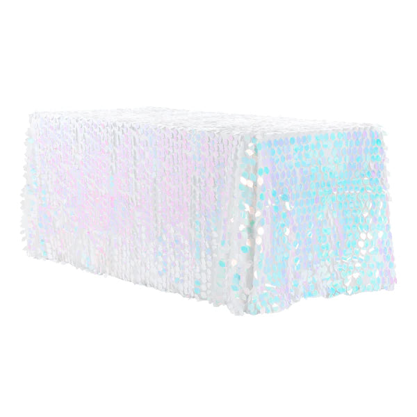 Leaf Payette Sequin Tablecloth 90in x 132in (Rectangular)