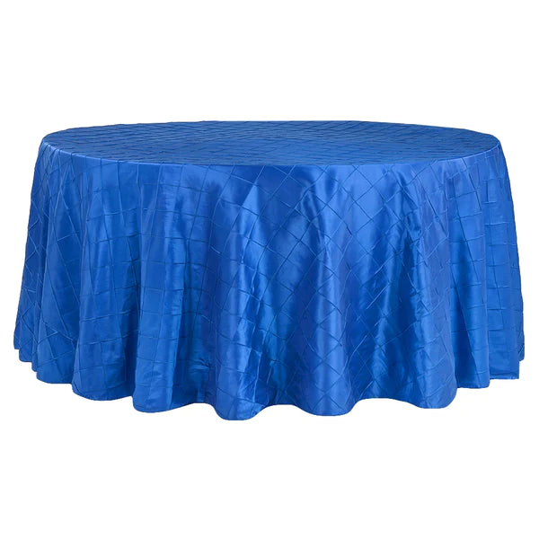 Pintuck 120in Round Tablecloth