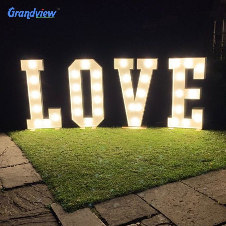 Marquee Numbers & Letters with Neon Lights