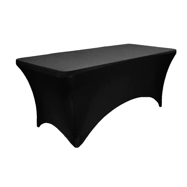 Spandex Fitted Rectangular Stretch Table Cover 6ft - Trestle Table