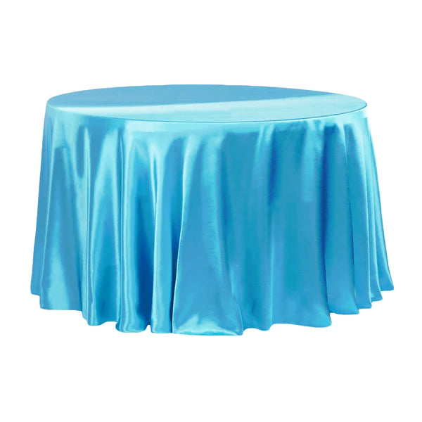 Satin 120in Round Tablecloth