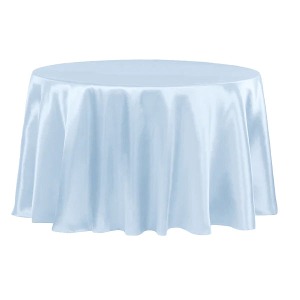 Satin 120in Round Tablecloth