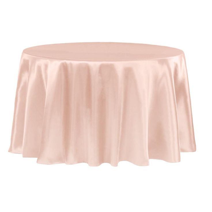 Satin 120in Round Tablecloth