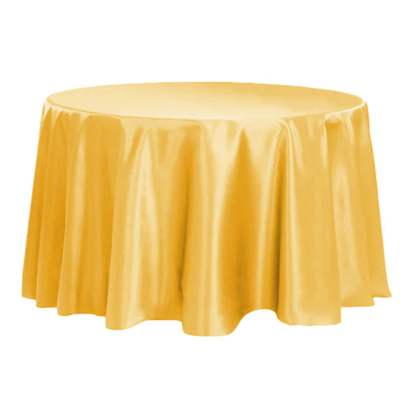 Satin 120in Round Tablecloth