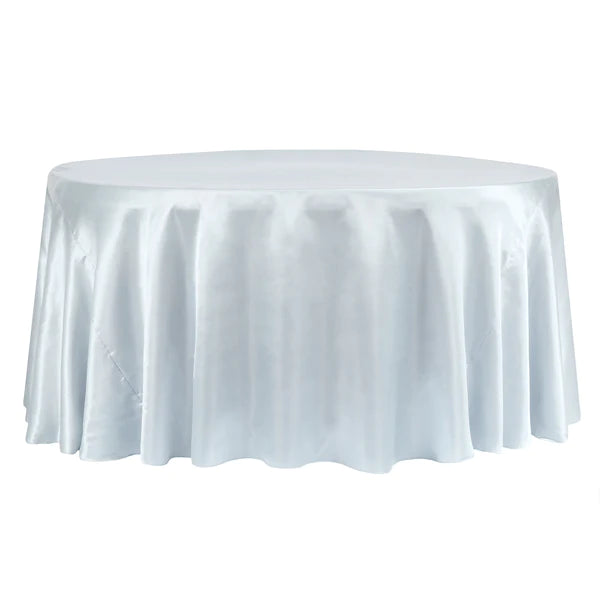 Satin 120in Round Tablecloth