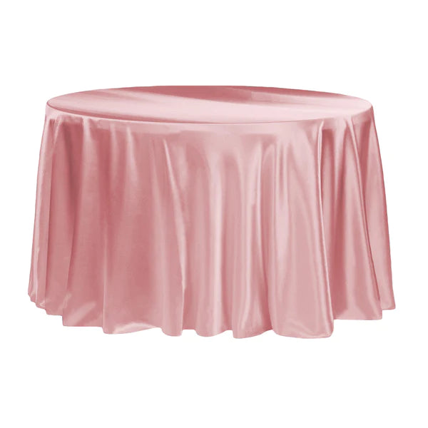 Satin 120in Round Tablecloth