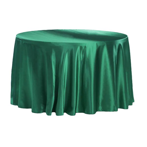 Satin 120in Round Tablecloth