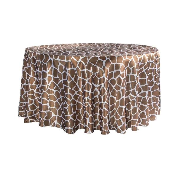 Satin 120in Round Tablecloth