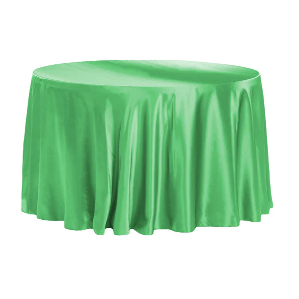Satin 120in Round Tablecloth