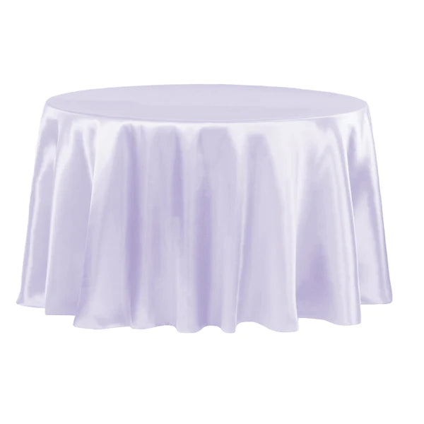 Satin 120in Round Tablecloth