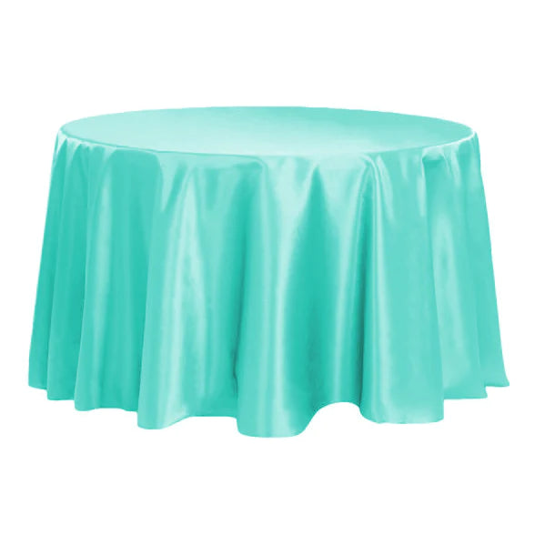 Satin 120in Round Tablecloth