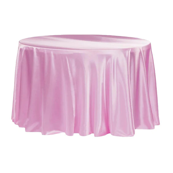 Satin 120in Round Tablecloth