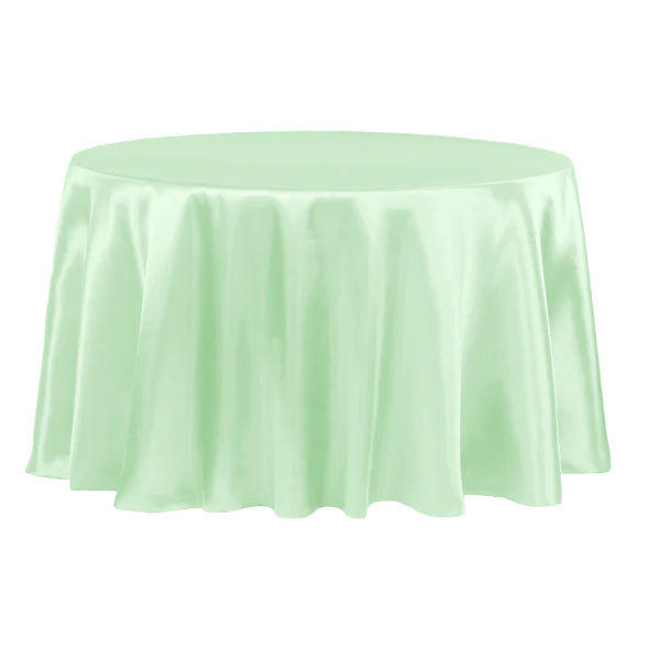 Satin 120in Round Tablecloth