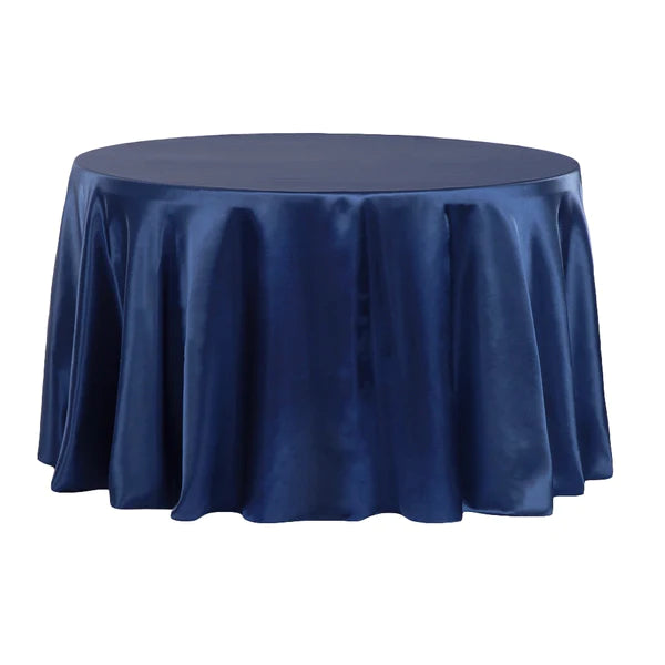 Satin 120in Round Tablecloth