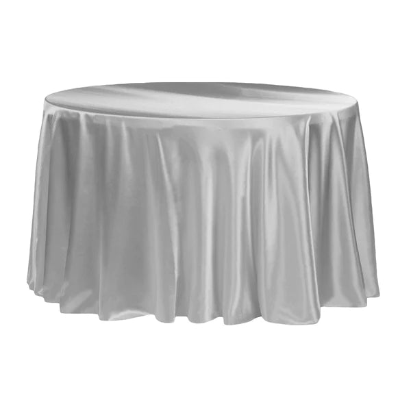Satin 120in Round Tablecloth