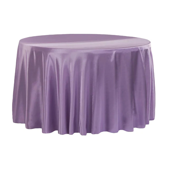 Satin 120in Round Tablecloth