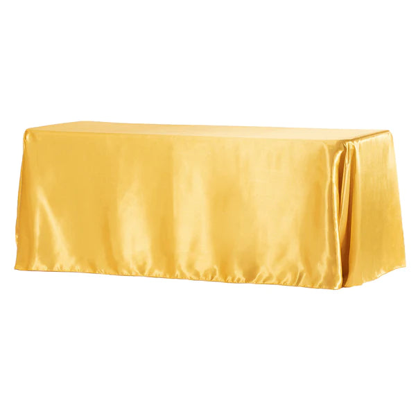 Satin Rectangular 90inx132in Tablecloth