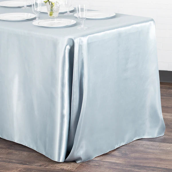 Satin Rectangular 90inx132in Tablecloth