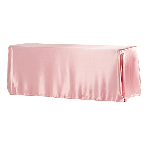 Satin Rectangular 90inx132in Tablecloth