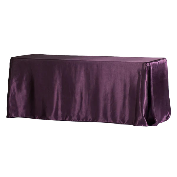 Satin Rectangular 90inx132in Tablecloth