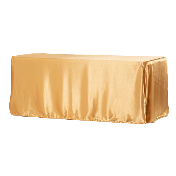 Satin Rectangular 90inx132in Tablecloth