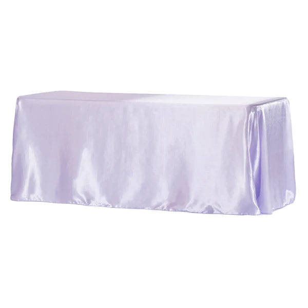 Satin Rectangular 90inx132in Tablecloth