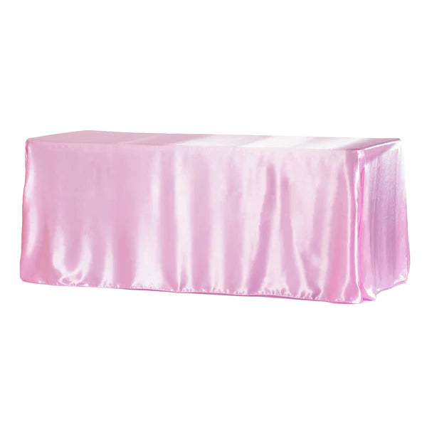 Satin Rectangular 90inx132in Tablecloth