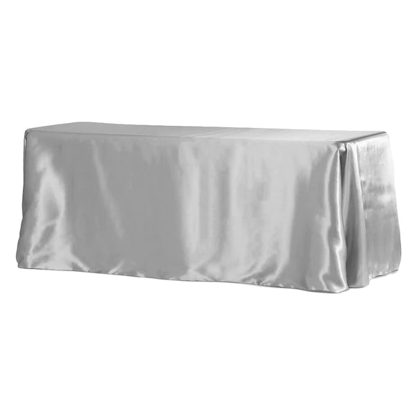 Satin Rectangular 90inx132in Tablecloth