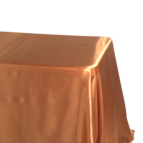 Satin Rectangular 90inx132in Tablecloth