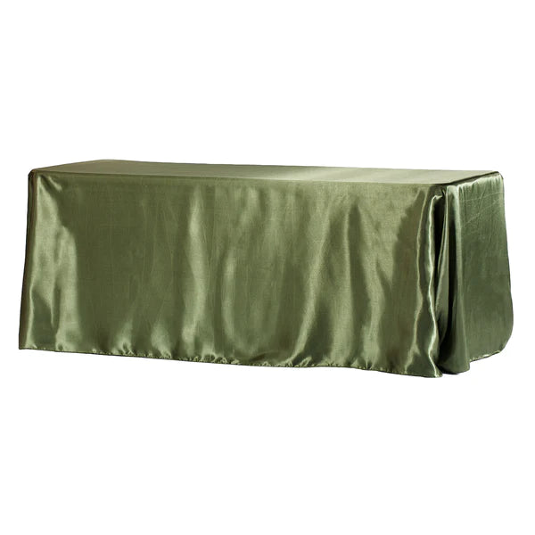Satin Rectangular 90inx132in Tablecloth