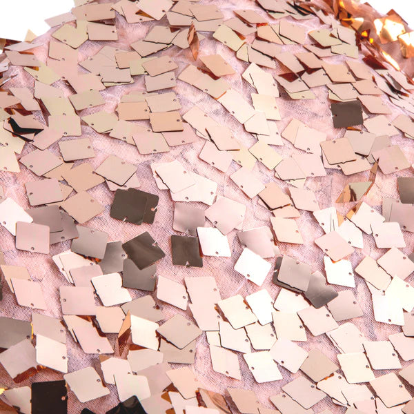 Square Payette Sequin Tablecloth 90in x 132in (Rectangular)